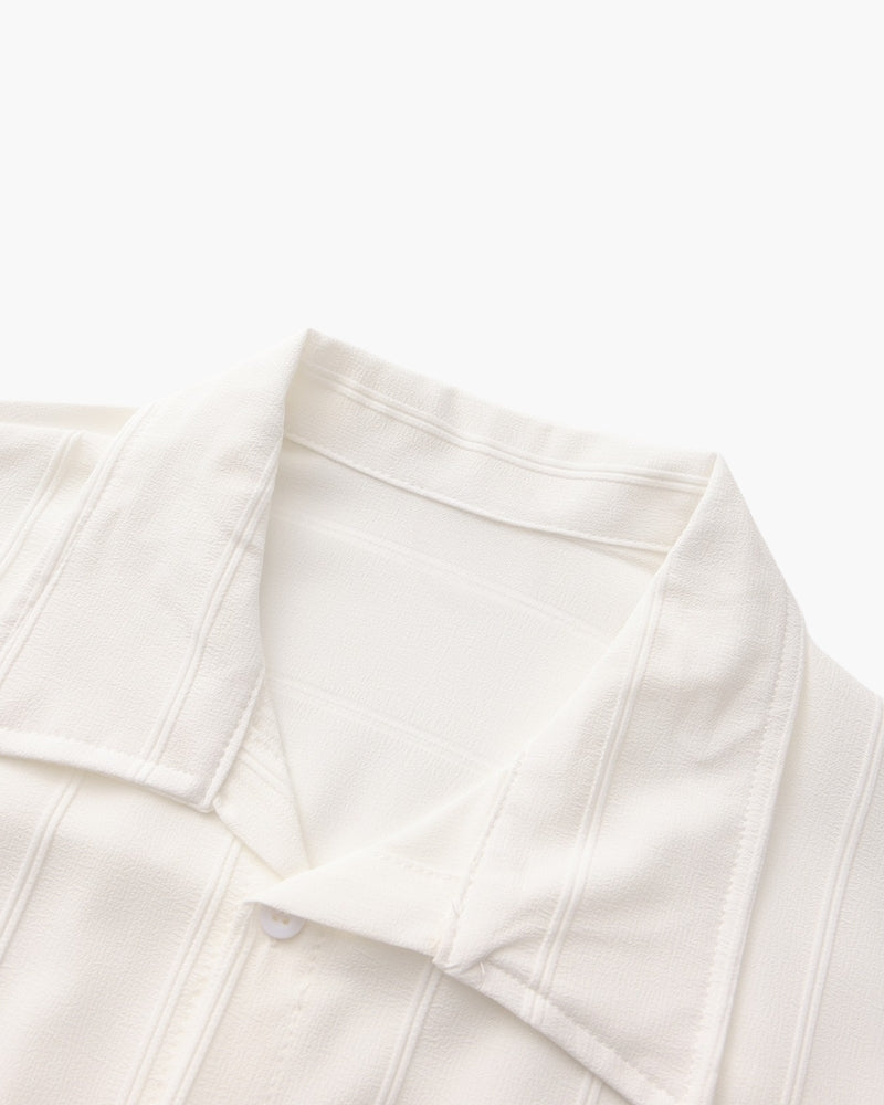 Miękka prążkowana koszula